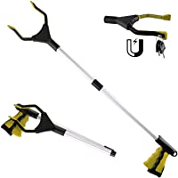 Esportic Pinzas Extensibles-Pinzas Basura-32in Pinzas Jardinería-Plegable Herramienta de Captura-Agarrador de Brazos…